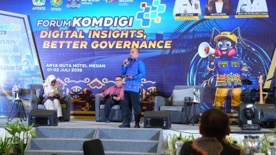 Kadis Kominfo Makassar Paparkan Keunggulan LONTARA+ di Forum Komdigi, Rakernas APEKSI 2026