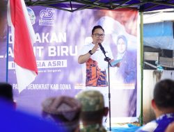 Wakil Bupati Gowa Apresiasi Kepedulian Partai Demokrat Lewat Gerakan Langit Biru