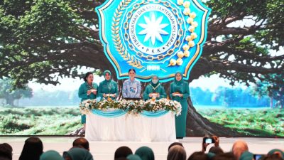 Ketua TP PKK Kota Makassar Hadiri Puncak Peringatan HKG PKK Nasional ke-54, Tegaskan Komitmen Perkuat Gerakan PKK