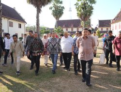 Munafri Dampingi Fadly Zon Tinjau Benteng Rotterdam Persiapan Revitalisasi
