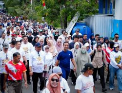 Semarakkan Hari Jadi Luwu ke-67, Puluhan Ribu Warga Padati Jalan Sehat ‘Anti Mager’ Germas