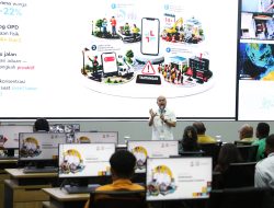 Kominfo Makassar Perkenalkan Lontara+ kepada Peserta Australia Awards sebagai Praktik Baik Transformasi Digital