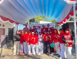 Kemeriahan HUT RI ke-81 di Borongloe: Warga Antusias Ikuti Senam Sehat Bertabur Hadiah