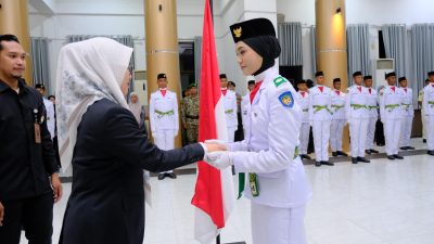 Bupati Talenrang Kukuhkan 70 Anggota Paskibraka Gowa