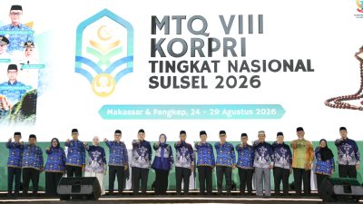 Dari 33 Jadi 117 Kafilah, MTQ VIII KORPRI Pulang Kampung ke Makassar