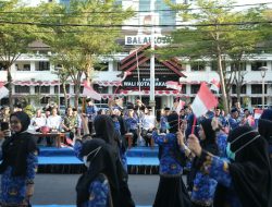 1.157 Peserta dari 38 Provinsi dan 79 Kementerian-Lembaga Ikuti Defile MTQ KORPRI di Makassar
