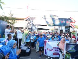 Minggu Pagi, Appi Lepas Ribuan Peserta PPNI Fun Run dan Jalan Sehat Gerakan Koperasi di Makassar