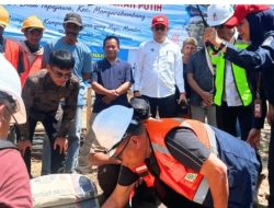 Bupati Takalar Letakkan Batu Pertama Kampung Nelayan Merah Putih di Empat Desa