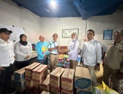 Gerindra Makassar Salurkan Bantuan untuk Korban Kebakaran Asrama Kodam Mattoangin