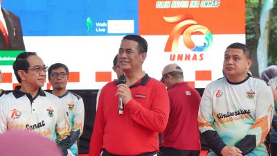 Bersama Mentan RI, Wali Kota Munafri Ramaikan Fun Walk Dies Natalis ke-70 Unhas