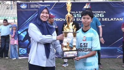 Dipimpin Kadis Achi Soleman, Prestasi Ganda Pelajar Putra-Putri Sabet Juara GSI Sulsel 2026