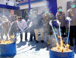 Pelindo Regional 4 Makassar Hadiri Pemusnahan Barang Milik Negara Hasil Penindakan Kepabeanan dan Cukai