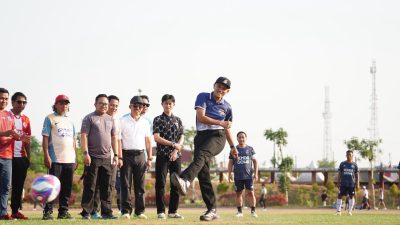 Wabup Darmawangsyah Muin Hadiri Kapolresta Gowa Cup 2026, Diikuti 12 Tim Lintas Instansi