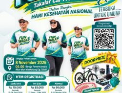Pemkab Takalar dan Kemenkes Gelar Fun Walk Car Free Day Peringati HKN 2026