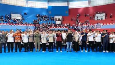 Makassar Jadi Pilot Project Nasional Perlinsos, Munafri Dampingi Mensos RI Luncurkan Gerakan Peduli Tetangga