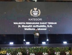 Wali Kota Munafri Sabet Grand Baznas Award 2026, Target Makassar Jadi Kota Filantropi Nasional
