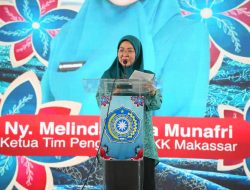 Melinda Aksa Buka Pameran UMKM dan Jambore HKG PKK Makassar, Dorong Kader Lebih Berdaya dan Kreatif