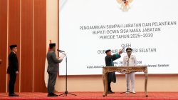 Lantik Darmawangsyah Muin Jadi Bupati Gowa, Andi Sudirman Minta Waktu Dimanfaatkan Maksimal untuk Pelayanan